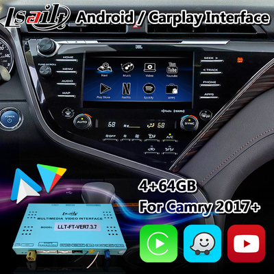 Andorid Carplay Araba Navigasyon Kutusu Toyota Camry Fujitsu Için Multimedya Video Arayüzü