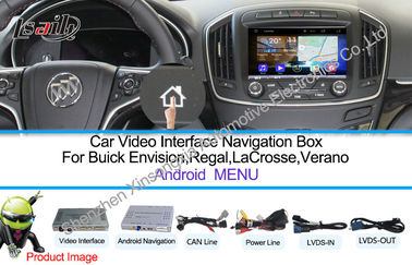 Buick 800 * 480 için WIFI / TMC Android Araç Arayüzü Multimedya Navigasyon Sistemi
