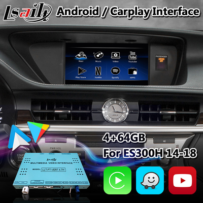 Lexus ES350 ES300H ES250 için Lsailt Kablosuz Apple Carplay ve Android Auto OEM Entegrasyonu