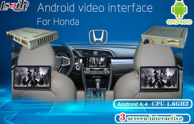Honda Multimedya Video Arayüzü Android Navigasyon, Koltuk Başlığı Ekranı, Cep Telefonu Mirrorlink