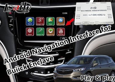 2014-2018 için GPS Android Oto Arayüzü Enclave Envision Encore Regal desteği CarPlay Miracast yandex Youtube
