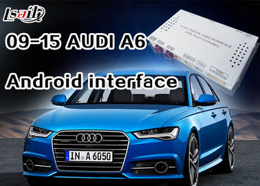 3G MMI Audi A6L, A7, Q5 için Dahili WIFI, Çevrimiçi Harita için Android Navigasyon Multimedya Sistemi