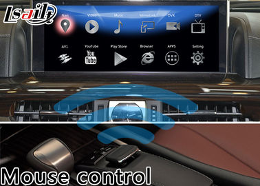 Lsailt Android 9.0 Araba GPS Navigasyon Arayüzü için Lexus LX570 Fare Kontrolü 2016-2020 Modeli Youtube Waze LX 570