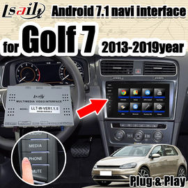 VW Golf 7 için Android 7.1 9.0 Volkswagen Video Arayüzü Entegrasyonu Navigasyon Kutusu