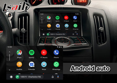 USB Müzik VİDEOSU Nissan Kablosuz Carplay 370Z için Kablolu Android Otomatik Arayüzü