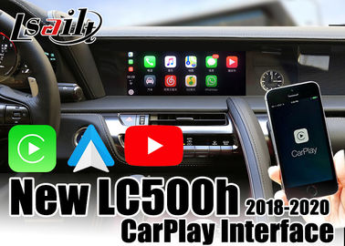 YouTube ile Lexus LC500h 2018-2020 için CarPlay/Android Auto Araba Multimedya Navigasyonu