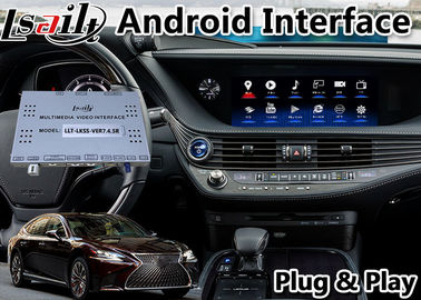 Lexus LS LS500 LS500H 2019-2020 için Çoklu Dil Android Navigasyon Cihazı Video Arayüzü