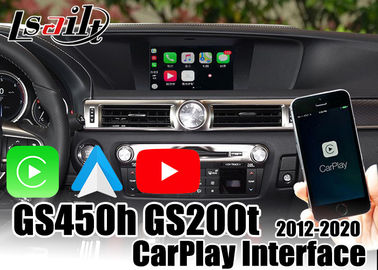 CarPlay Arayüzü Arka Kamera Araba Navigasyon Kutusu Lexus GS450h GS200t 2013-2020 Için Video Girişleri