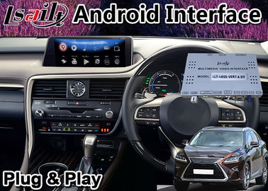 Lexus RX RX450 RX350 Araba GPS Navigasyon Kutusu için 4 + 64GB Lsailt Android 9.0 Video Arayüzü
