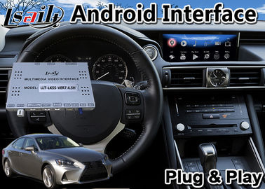 IS 200t 17-20 Model Fare Kontrolü için Lsailt Lexus Video Arayüzü, IS200T için Android Araba GPS Navigasyonu