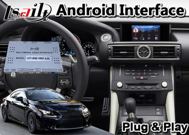 Lexus RCF RC350 Carplay GPS Navigasyon için 4 + 64GB Android Video Arayüzü
