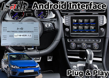 Volkswagen Golf 7 / Seat Leon / tiguan / polo için Android 9.0 Video Arayüzü, 2014-2017 Yılı mib2 için GPS Navigasyon
