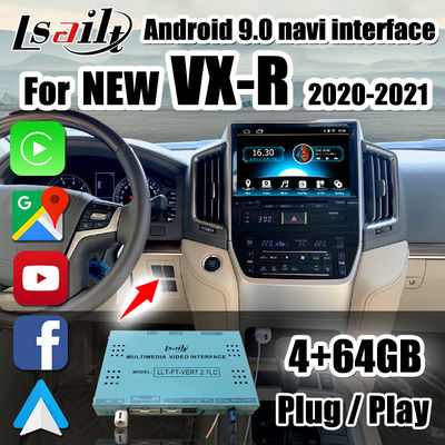 4+64GB CarPlay/Android Auto arayüzü dahil Waze , YouTube , Land Cruiser 2020-2021 VX-R için Netflix