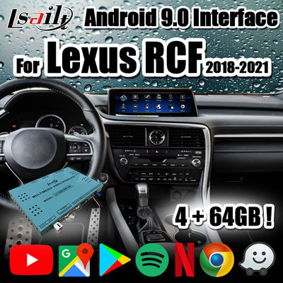 CarPlay ile IS LX RX için PDI Android 9.0 Lexus Video Arayüzü, Android Auto, RC300h 2013-2021 RCF için NetFlix