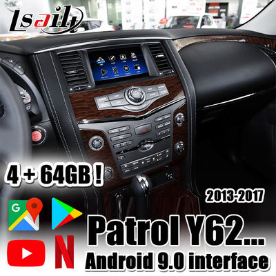 Lsailt 4 + 64GB GPS Navigasyon Android Otomatik Arayüzü CarPlay ile Sesle Aktivasyon Desteği, Nissan için NetFlix