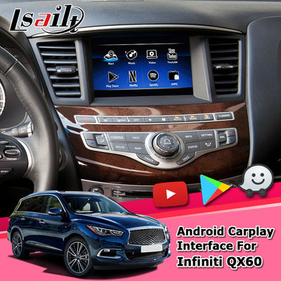 Infiniti QX60 / JX35 carplay sistemi için 1.8GHz Android Carplay Navigasyon Kutusu Yandex Navi