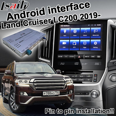 Toyota Land Cruiser LC200 Araba Video Arayüzü Yükseltme Carplay Android Auto Dayanıklı