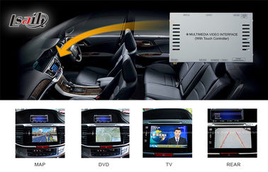 Honda Accord 9 için Dahili GPS Navigasyonlu Multimedya Video Adaptörü, GPS Arayüzü, SD Kartta Harita ile Çalışır