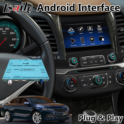 Chevrolet Araba Video Arayüzü, Impala / Banliyö için Android Multimedya Carplay