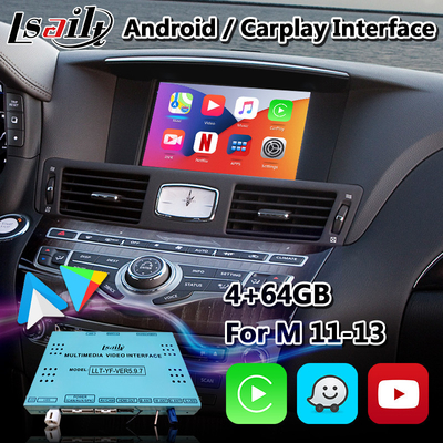 Kablosuz Android Auto ile Infiniti M37S M37 için Lsailt Android Carplay Arayüz Kutusu