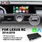 CP AA Lexus RCF RC300 RC200t RC300h RC350 RC Düğme Kontrolü için Kablosuz Carplay Arayüzü 2014-2018
