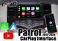 LVDS Çıkış Sinyali Carplay Arayüzü Nissan 2012-2018 Patrol için Entegre Android Auto