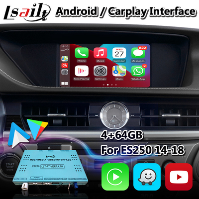 Kablosuz Carplay ile ES200 ES250 ES350 ES 300H için Lsailt Lexus Video Arayüzü