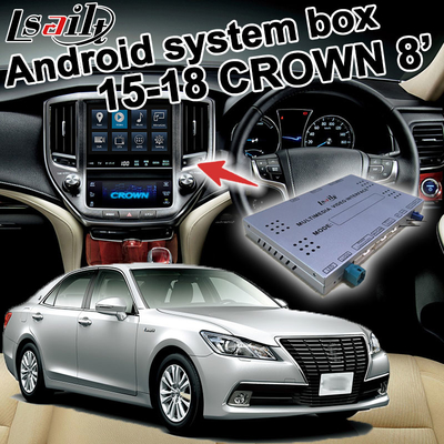 Toyota Crown S210 AWS215 GWS214 android multimedya arabirimi kablosuz carplay FM radyo ile android otomatik çözüm ekleyin