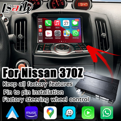 Lsailt Kablosuz Carplay Android Oto Arayüzü Nissan 370z Fairlady Z IT08 08IT Için Japonya Spec Dahil