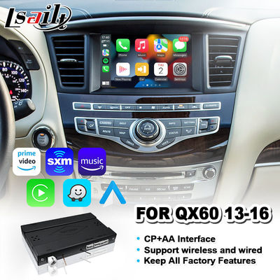 Infiniti QX60 2013-2016 için Lsailt Kablosuz Carplay Android Oto Arayüzü
