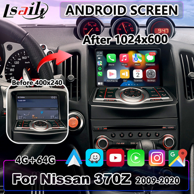 Lsailt 7 Inç Android Multimedya Video Arayüzü Nissan 370Z Için Carplay Ekranı