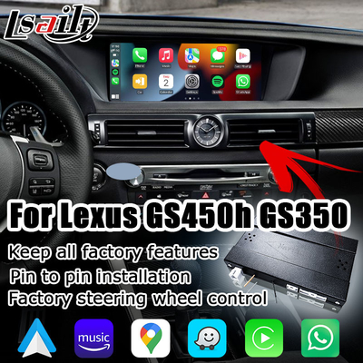 Lsailt tarafından Lexus GS450h GS350 GS200t için kablosuz carplay android otomatik arayüzü