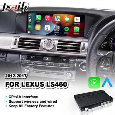 Lexus LS 460 600h LS460 F-Sport AWD 2012-2017 için Kablosuz Android Otomatik Carplay Arayüzü
