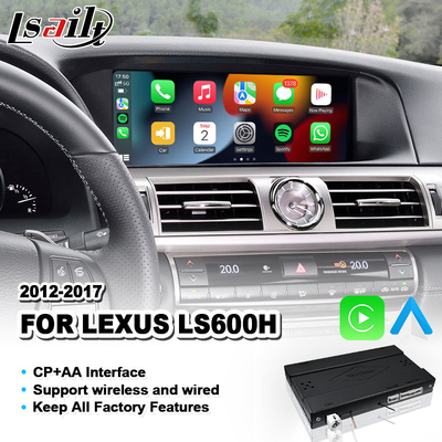 Lexus LS600H LS460 LS460L AWD F Sport LS 2012-2017 için Kablosuz Carplay Arayüzü