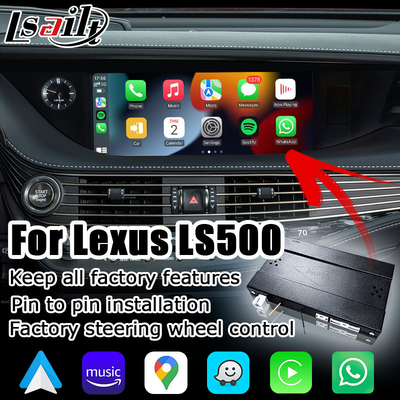 Lexus LS500 LS500h LS350 kablosuz carplay android otomatik ekran yansıtma arayüzü