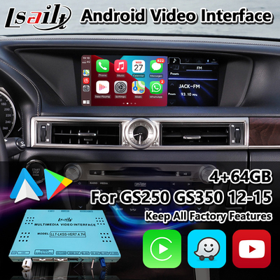 Lsailt Android Araba Video Arayüzü Lexus GS250 GS350 GS450h GS300h GS L10 2012-2015 için