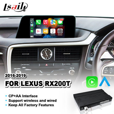 Lexus RX200T RX350 RX300 RX Fare Kontrolü için Araç Entegrasyonu Carplay Arayüzü 2016-2019