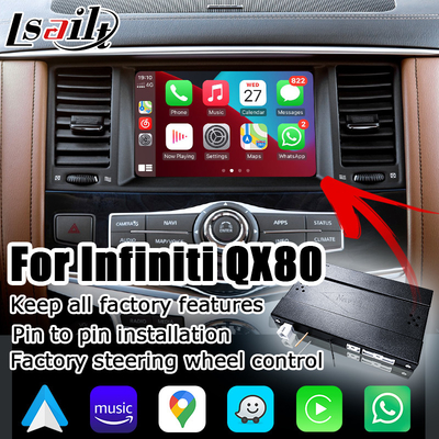 Infiniti QX80 OEM tarzı Android otomatik kablosuz carplay yükseltme çözümü uyumlu Avustralya
