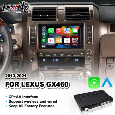 2013-2021 GX 460 GX460 için Lsailt Kablosuz Android Otomatik Lexus Carplay Arayüzü