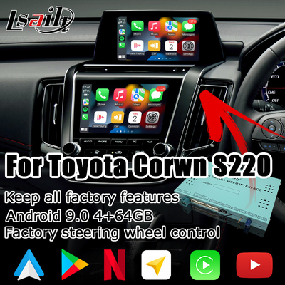 Toyota Crown S220 18-23 Android kablosuz carplay android otomatik multimedya yükseltmesi