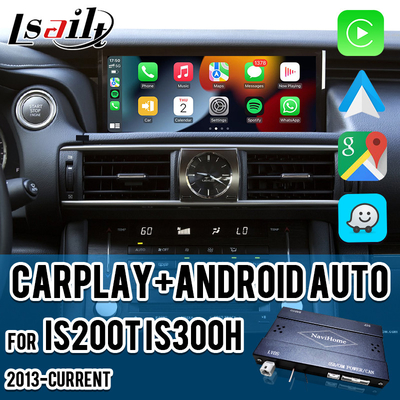 Lexus IS250 IS350 IS300 IS200t 2013-2021 Android Otomatik Çözücü, Mirror Link için Apple CarPlay Arabirimi
