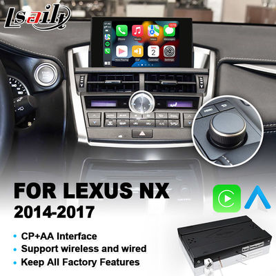 Lsailt / Navihome Android Otomatik Carplay Arayüzü Lexus NX300h NX200t Knob Control 2014-2017 NX ES RX için