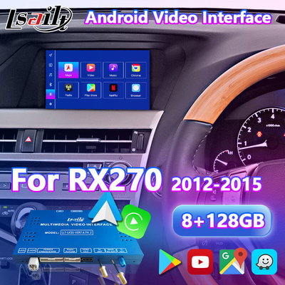 Lsailt 8+128GB Android Multimedia Video Arayüzü 2012-2015 Lexus RX270 RX350 RX450h için