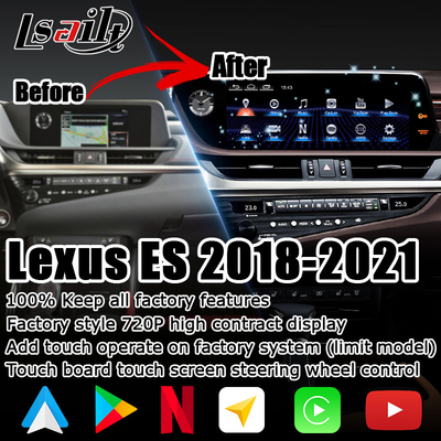 Lexus ES300h yükseltme 12.3" Android Otomatik Carplay