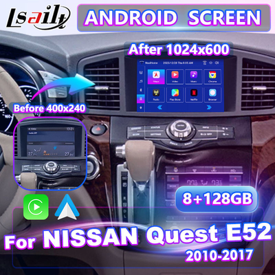 2011-2017 Nissan Quest E52 için Lsailt 8 Inch Android Multimedia Carplay Arayüz Ekranı
