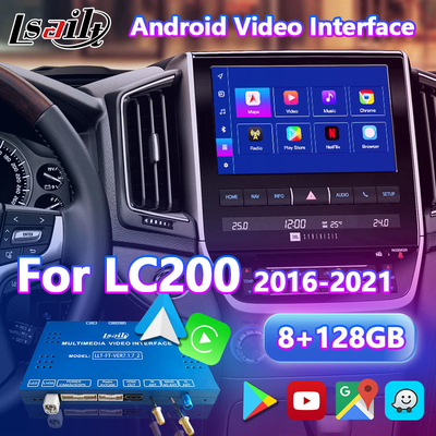 Toyota Land Cruiser 200 LC200 VX VXR VX-R 2016-2021 için Lsailt Android Multimedya Video Arayüzü
