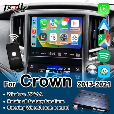 Lsailt Kablosuz Apple CarPlay Arayüzü Crown S210 2013-2016 AWS210 GRS210 GWS214 GWS215 Majesta Athlete Royal Saloon Geri Görüş Kamerası, Android Auto Desteği