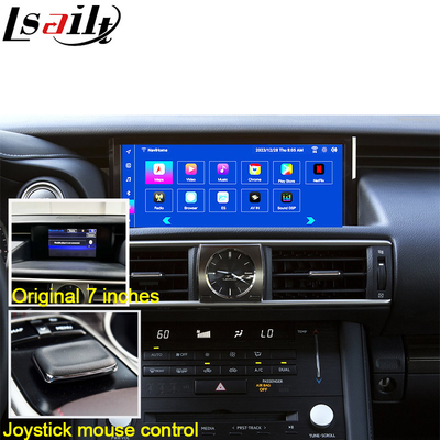 Lexus Android Ekranı Android 13 Multimedia Ekranı 8 Core Qulcomm için LEXUS IS200T IS300H IS350 Destek Joystick Kontrolü, YouTube, Google Play, CarPlay