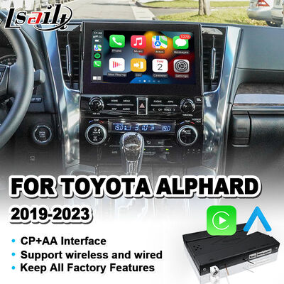 2019 -2023 Toyota Alphard Vellfire JBL Yüksek Sürümü için Lsailt Kablosuz Android Otomatik Carplay Arayüzü