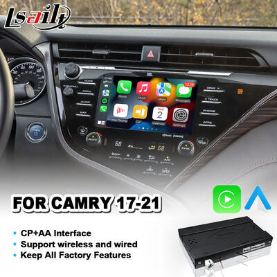 2017-2021 Toyota Camry için Lsailt Kablosuz Android Otomatik Carplay Arayüzü